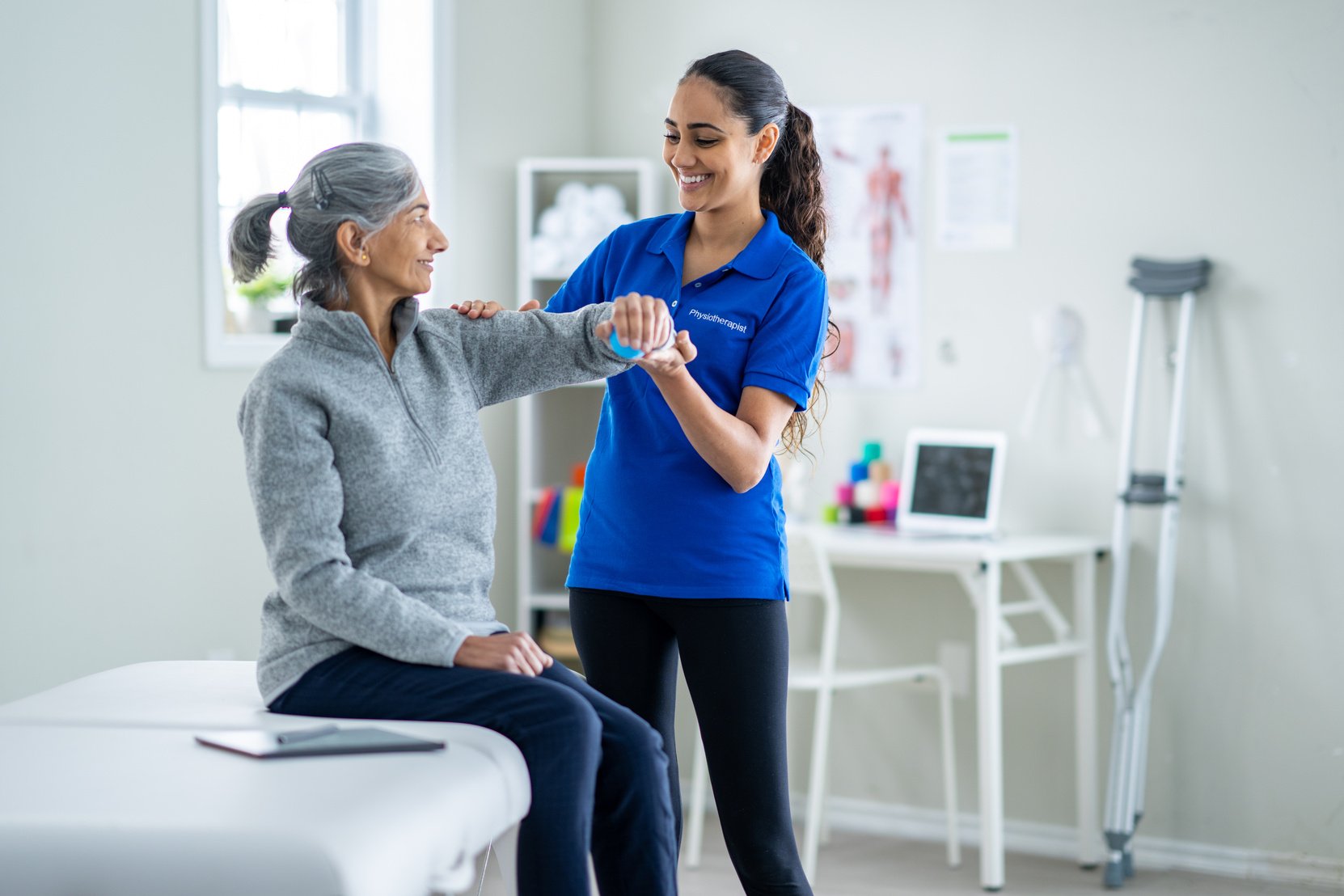 Stretching at Physiotherapy