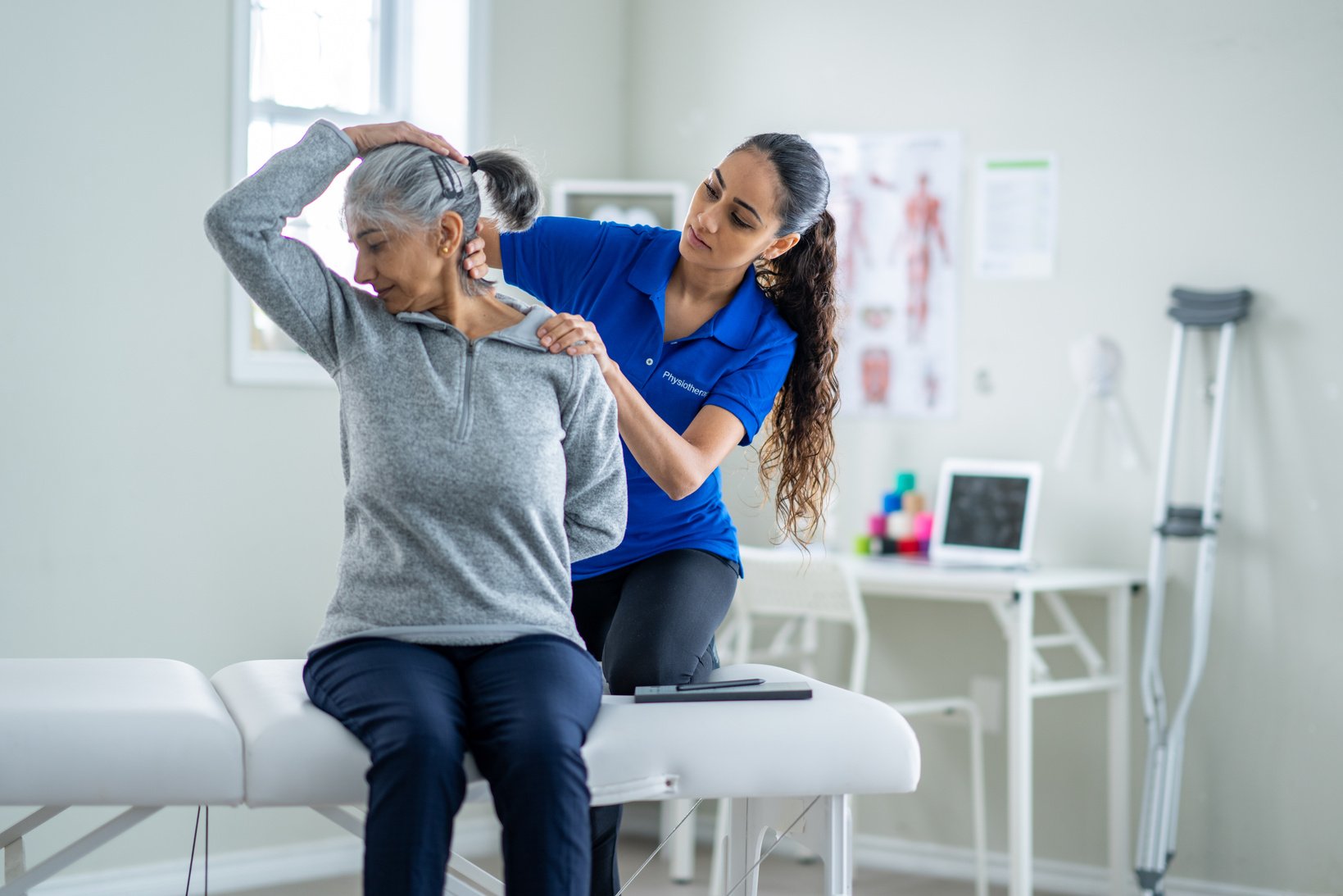 Stretching at Physiotherapy